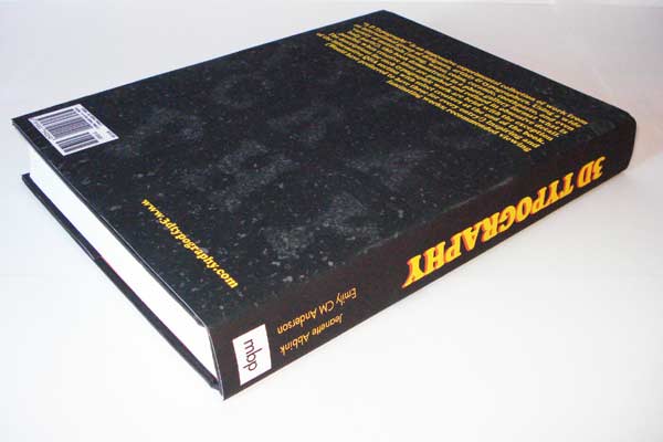 3D Typography Book Cover