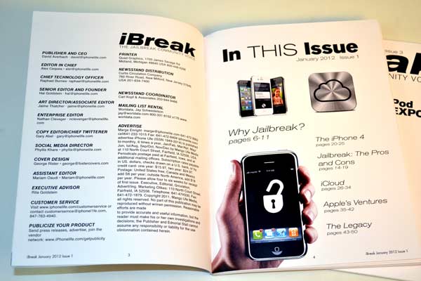 iBreak, Jailbreak Magazine